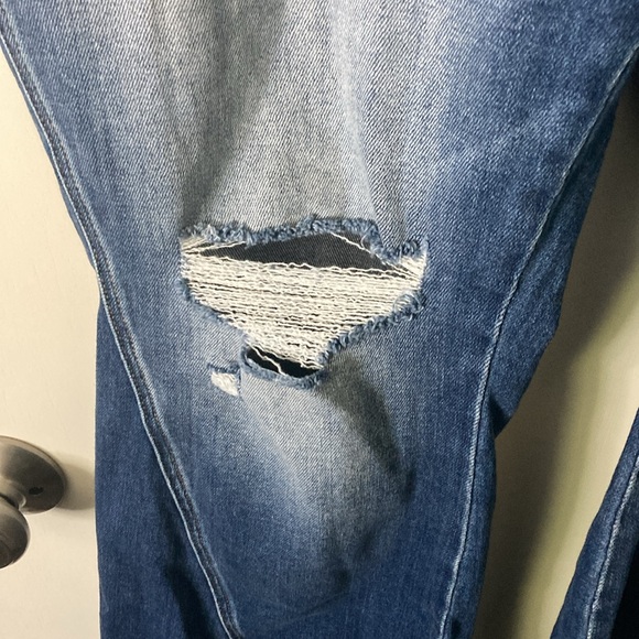 Maurice’s kancan destructed medium wash flare jeans size 22W - Picture 4 of 9